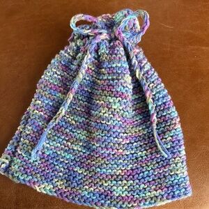 Multicolor Hand Knit Cap